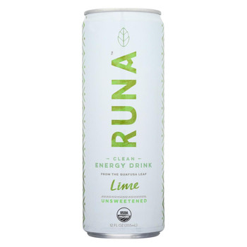 Runa Clean Energy Drink - Original - Case of 12 - 12 Fl oz.