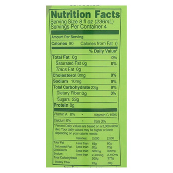 Telula Beverages Organic Juice - Green Fusion - Case of 6 - 32 Fl oz.