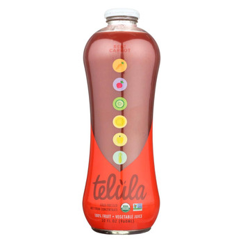 Telula Beverages Organic Juice - Beet and Carrot - Case of 6 - 32 Fl oz.