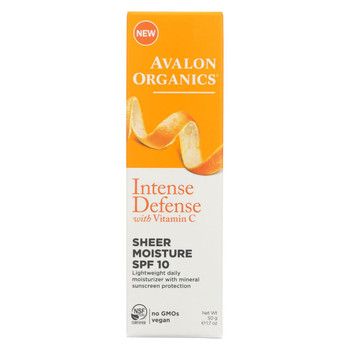 Avalon Intense Defense Sheer Moisture - SPF 10 - 1.75 oz. Avalon Intense Defense Sheer Moisture - SPF 10 - 1.75 oz.