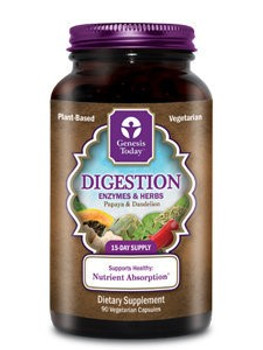 Genesis Today Digestion - Enzymes & Herbs - 90 VCAP