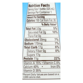 Organic Valley Organic Milk - Good To Go Low Fat 1% - Case of 12 - 11 fl oz