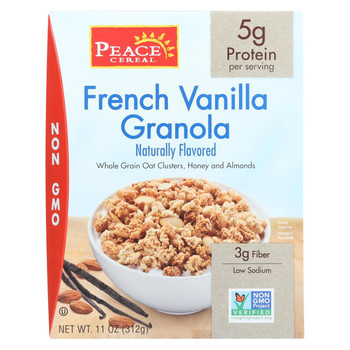 Peace Cereals Vanilla Almonds - Case of 6 - 11 oz.