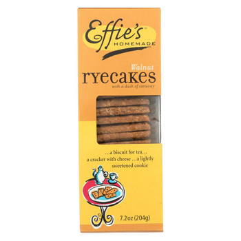 Effie's Homemade Cookies - Walnut - Case of 12 - 7.2 oz.