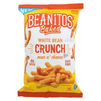 Beanitos Chips - Mac N' Cheese - Case of 6 - 7 oz.