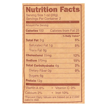 Three Jerks Jerky Filet Mignon Original Jerky - Beefy and Savory - Case of 12 - 2 oz.