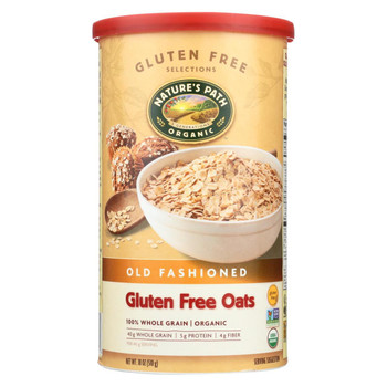 Nature's Path Organic Oats - Old Fashioned - Case of 6 - 18 oz.