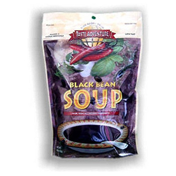 Taste Adventure Organic Black Bean Soup Cups - Case of 6 - 2.5 oz.