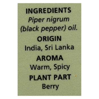 Aura Cacia - Essential Oil - Black Pepper - 0.5 FL oz.