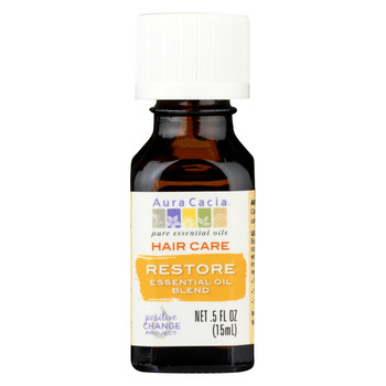 Aura Cacia - Essential Oil Blend - Aura Cacia - Restore - 0.5 FL oz. Aura Cacia - Essential Oil Blend - Aura Cacia - Restore - 0.5 FL oz.