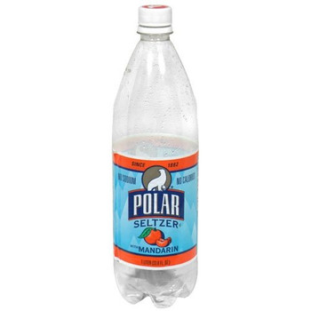 Polar Beverages Seltzer - Mandarin Orange - Case of 12 - 33.8 fl oz