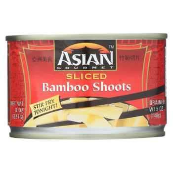 Asian Gourmet Bamboo Shoots - Sliced - Case of 12 - 8 oz