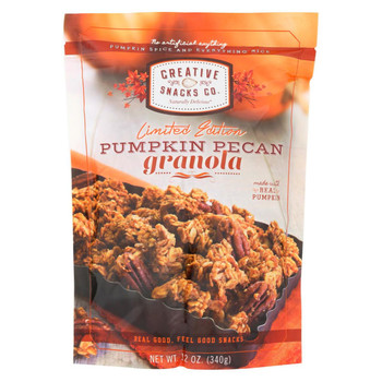 Creative Snacks Granola - Pecan - Pumpkin - Case of 12 - 12 oz