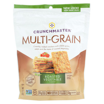 Crunchmaster Multi-Grain Crackers - Roasted Vegetable - 4.5 oz
