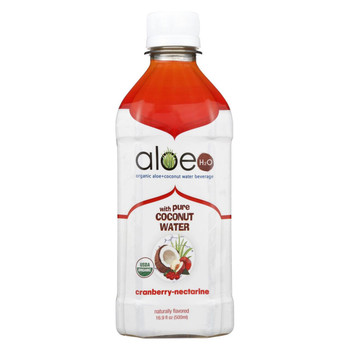 Lily of The Desert Aloe Water - Coconut Cranberry Nectarine - Case of 12 - 16.9 fl oz