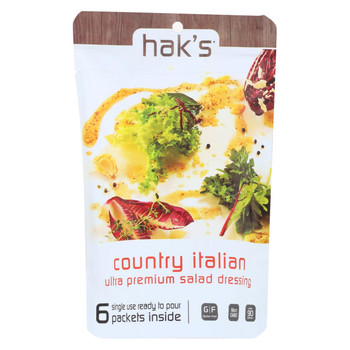 Hak's - Salad Dressing - Country Italian - Case of 6 - 6/1 oz.