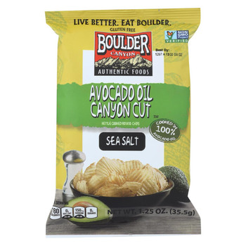 Boulder Canyon Natural Foods Chips - Avacado Oil - Case of 24 - 1.25 oz.