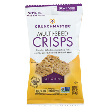 Crunchmaster Crisps - Single Serve Original - Case of 6 - 1.25 oz.