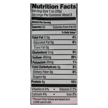 Lightlife Foods Smart Jerky - Original - Vegan - Case of 6 - 3 oz
