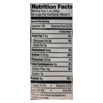 Lightlife Foods Smart Jerky - Teriyaki - Vegan - Case of 6 - 3 oz Lightlife Foods Smart Jerky - Teriyaki - Vegan - Case of 6 - 3 oz