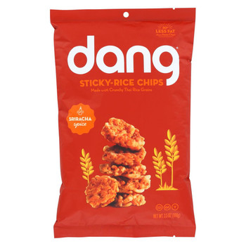 Dang - Sticky Rice Chips - Sriracha - Case of 12 - 3.50 oz