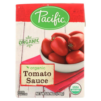 Pacific Natural Foods Tomato Sauce - Organic - Case of 12 - 26.46 oz