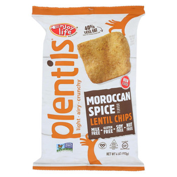 Enjoy Life - Lentil Chips - Moroccan Spice - Case of 12 - 4 oz