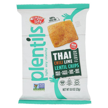Enjoy Life - Lentil Chips - Thai Chili Lime - Case of 24 - .8 oz
