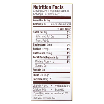 Teeccino Organic Chircory Herbal Tea - Dandelion Coconut - Case of 6 - 10 BAG