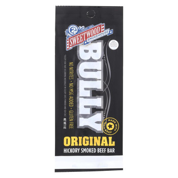 Sweetwood Cattle Beef Bar - Bully - Original - Case of 15 - 1 oz