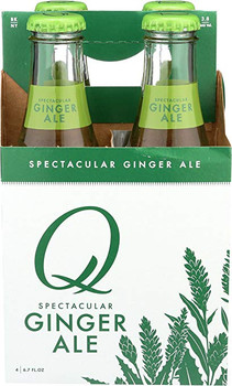 Q Drinks - Ginger Ale - Case of 6 - 6.7 oz. Q Drinks - Ginger Ale - Case of 6 - 6.7 oz.