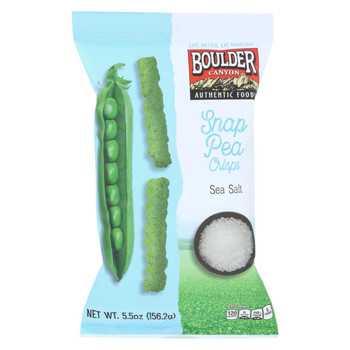 Boulder Canyon Natural Foods Crisps - Sea Salt - Case of 12 - 5.5 oz. Boulder Canyon Natural Foods Crisps - Sea Salt - Case of 12 - 5.5 oz.