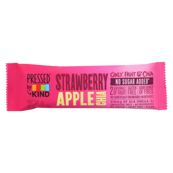 Kind Fruit Bar - Strawberry Apple Chia - Case of 12 - 1.2 oz