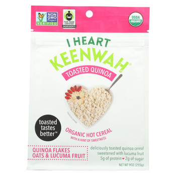 I Heart Keenwah Quinoa Flake Mix Oats and Lucuma Fruit - Case of 6 - 9 oz.