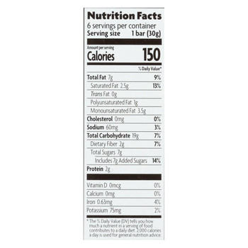 Nature's Path Granola Bar - Organic - Chocolate Macaroon - Case of 12 - 6/1.06oz