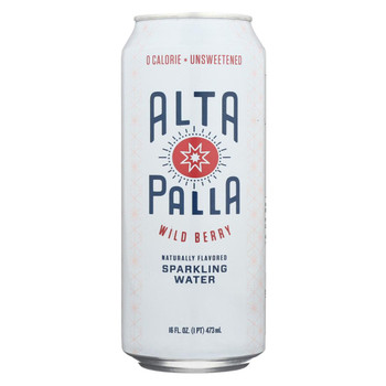 Alta Palla Sparkling Water - Organic - Wild Berry - Case of 12 - 16 fl oz Alta Palla Sparkling Water - Organic - Wild Berry - Case of 12 - 16 fl oz