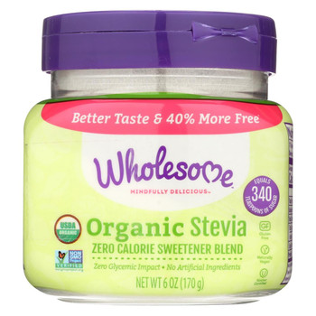 Wholesome! Organic Stevia Jar - Case of 6 - 6 oz Wholesome! Organic Stevia Jar - Case of 6 - 6 oz