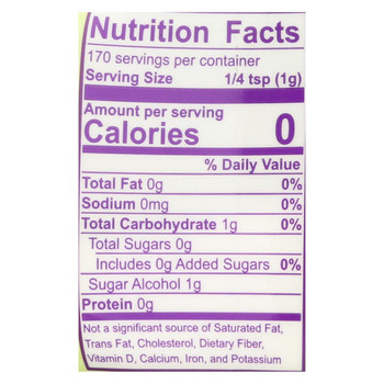 Wholesome! Organic Stevia Jar - Case of 6 - 6 oz Wholesome! Organic Stevia Jar - Case of 6 - 6 oz