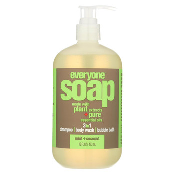 Everyone Soap - 3 In 1 - Mint - Coconut - 16 fl oz