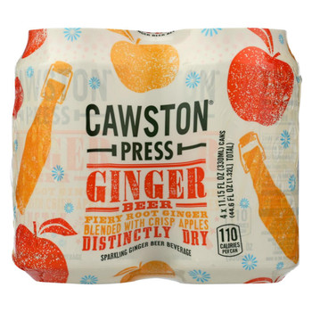 Cawston Press Ginger Beer - 4Pk - Case of 6 - 4/11.15Z