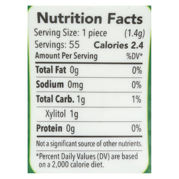 Spry Xylitol Gum - Stronger Longer Spearmint - Case of 6 - 55 count Spry Xylitol Gum - Stronger Longer Spearmint - Case of 6 - 55 count
