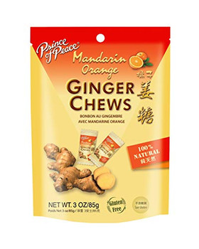 Prince Of Peace Candy Chews - Ginger Orange - 3 oz