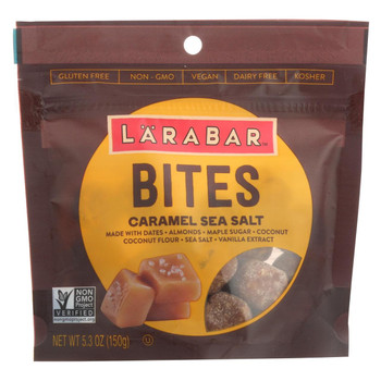 Larabar Bites - Caramel Sea Salt - Case of 6 - 5.3 oz