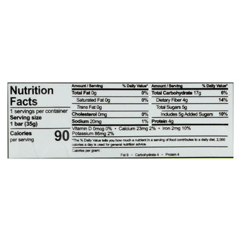 That's It Veggie Bar - Black Bean & Pea - Case of 12 - 1.2 oz