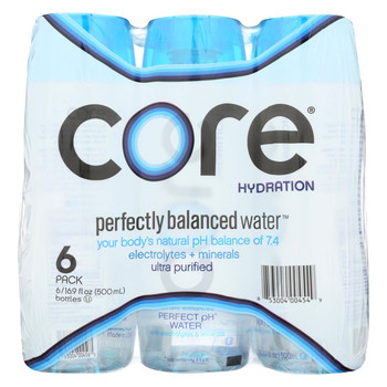 Core Hydration Water - Perfectly Balanced - Case of 4 - 6/16.9 Z