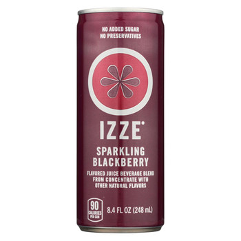 Izze Can - Sparkling - Blackberry - Case of 12 - 8.4 fl oz Izze Can - Sparkling - Blackberry - Case of 12 - 8.4 fl oz