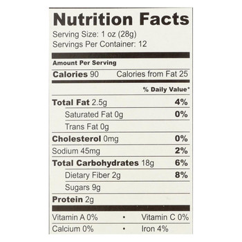 Nature's Bakery Stone Ground Whole Wheat - Double Chocolate Brownie - Case of 6 - 12 oz. Nature's Bakery Stone Ground Whole Wheat - Double Chocolate Brownie - Case of 6 - 12 oz.