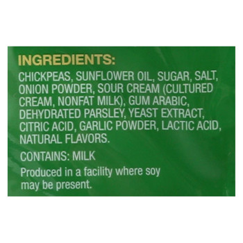 Biena Chickpea Snacks - Sour Cream & Onion - Case of 8 - 5 oz.
