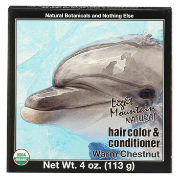 Light Mountain Color - Organic - Warm Chestnut - 4 oz Light Mountain Color - Organic - Warm Chestnut - 4 oz