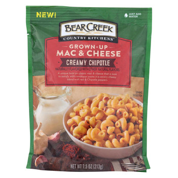 Bear Creek Mac and Cheese - Creamy Chipotle - Case of 6 - 7.50 oz